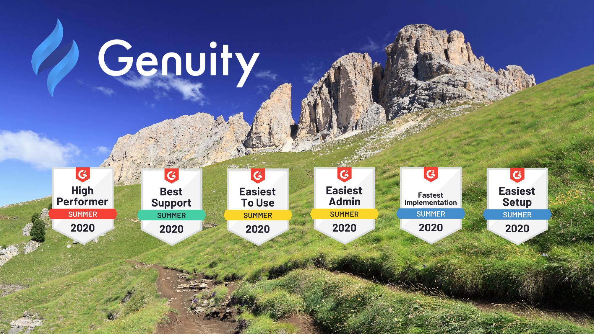 Genuity has won several key awards, from Top Performer to Best Support