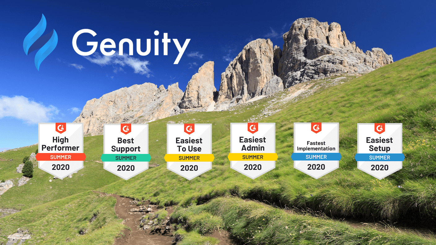 Genuity has won several key awards, from Top Performer to Best Support