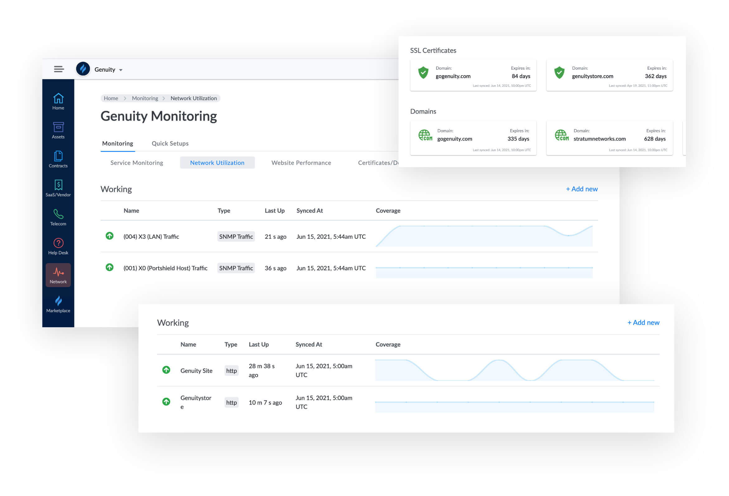 Genuity monitoring has some new ways to view your network data.