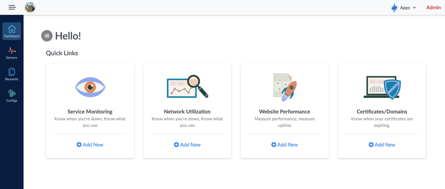 The Genuity Network Monitoring Dashboard