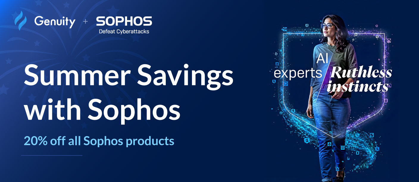 Create your own fireworks even after the 4th and elevate your security game with Sophos - a global leader in security solutions designed to defeat cyberattacks.